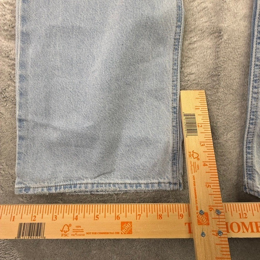 Levis Premium Loose Boot Distressed Jeans Light Wash Women 23x31 High Rise NEW