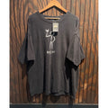 Vintage 90s Rock On Stick Figure Graphic T-Shirt Black Single Stitch XL 29x25