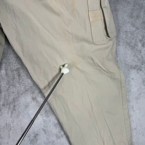 ORVIS Khaki Cargo Pants Mens Size 34 Cotton Relaxed Fit Outdoor Casual