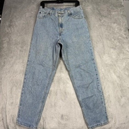 Levi Strauss 550 Relaxed Fit Light Wash Denim Jeans Men's Size 34 x 29