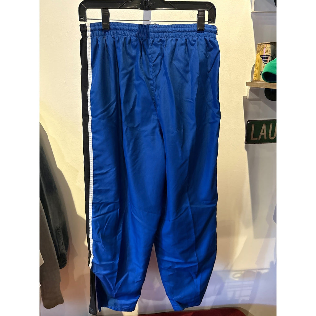 Starter Vintage Track Pants Mens Blue Black White Side Stripe Athletic XL