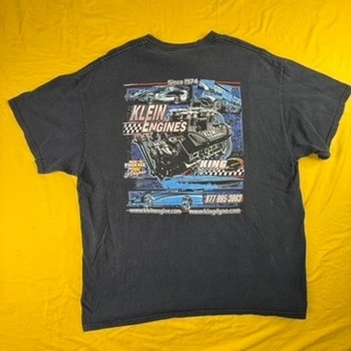 vintage black "Klein Engines Racing" t-shirt