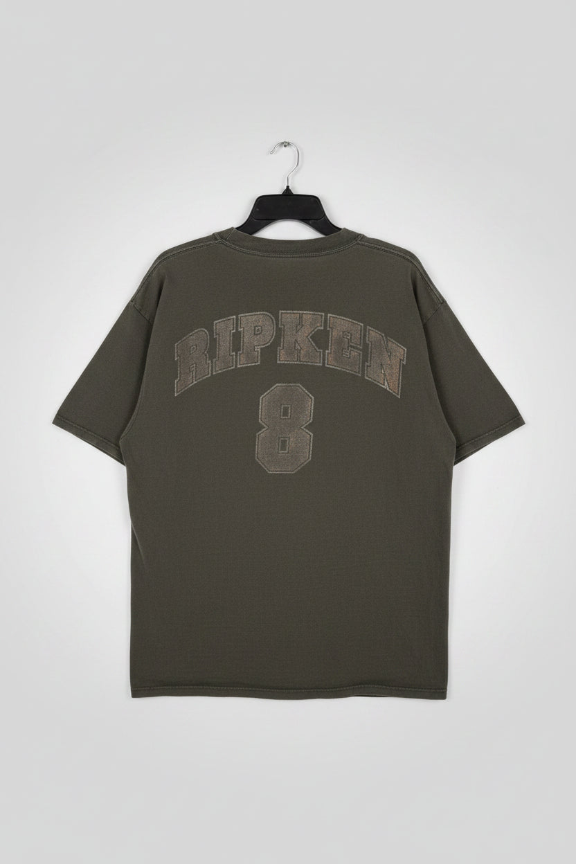 Vintage 1995 Baltimore Orioles Cal Ripken Jr TShirt Faded Black Mens XL 25x30