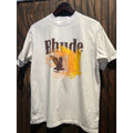 Rhude White Graphic Eagle Crest T-Shirt Size Medium Streetwear Tee