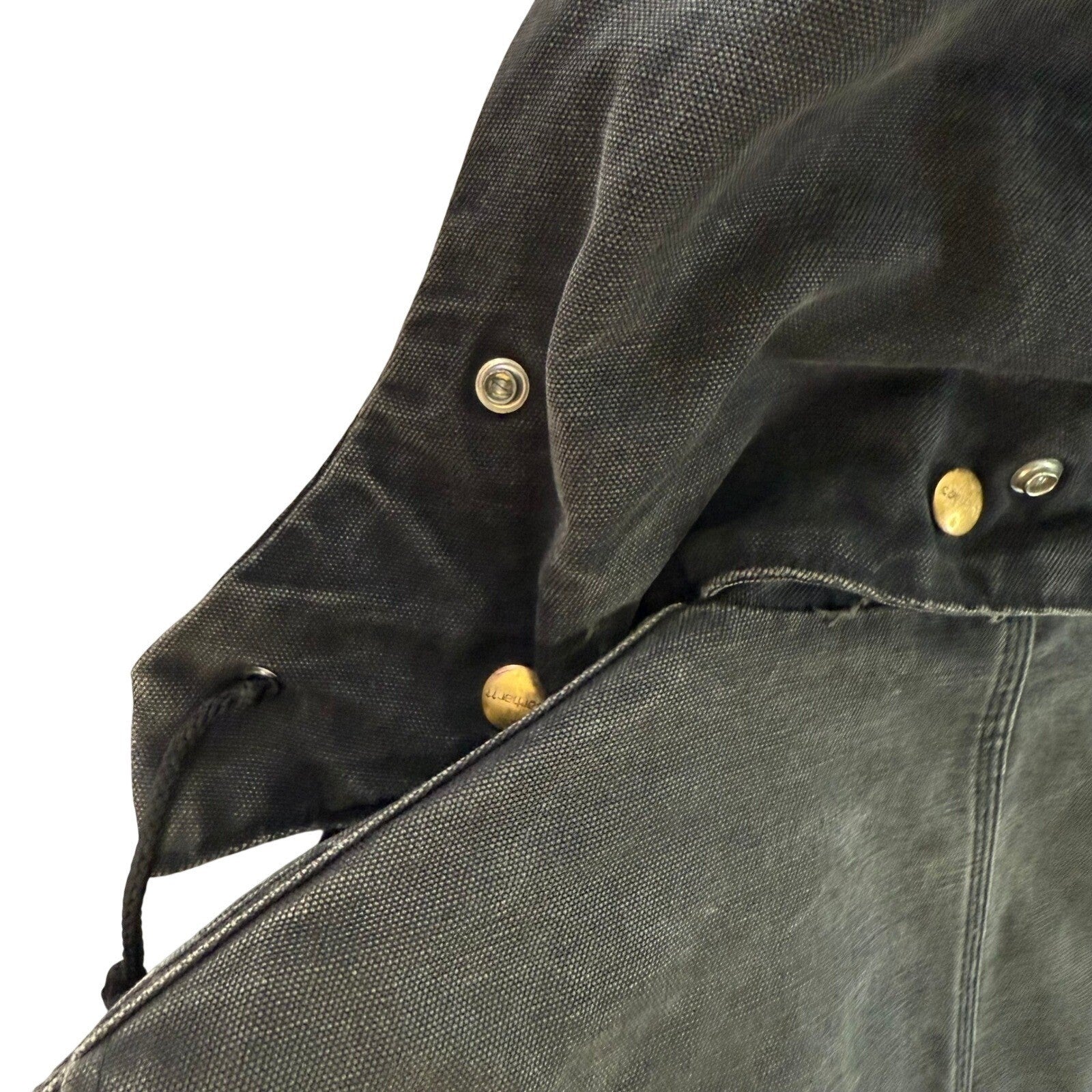 Carhartt Arctic Canvas Jacket Union Workwear C26 MOS Detachable Hood XL