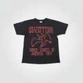 Led Zeppelin United States of America 1977 Tour T Shirt Black Graphic Tee Mens