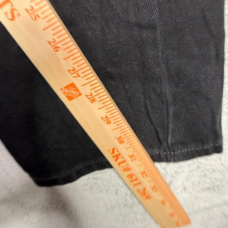 Levi's 505 Regular Fit Black Denim Jeans Men's W34 L32
