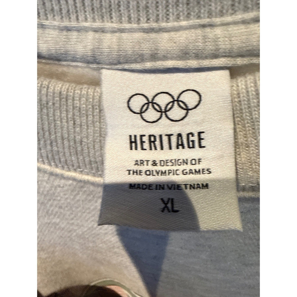 Vintage 1996 Atlanta Olympics Sweatshirt Heather Grey Crewneck XL 90s Sport