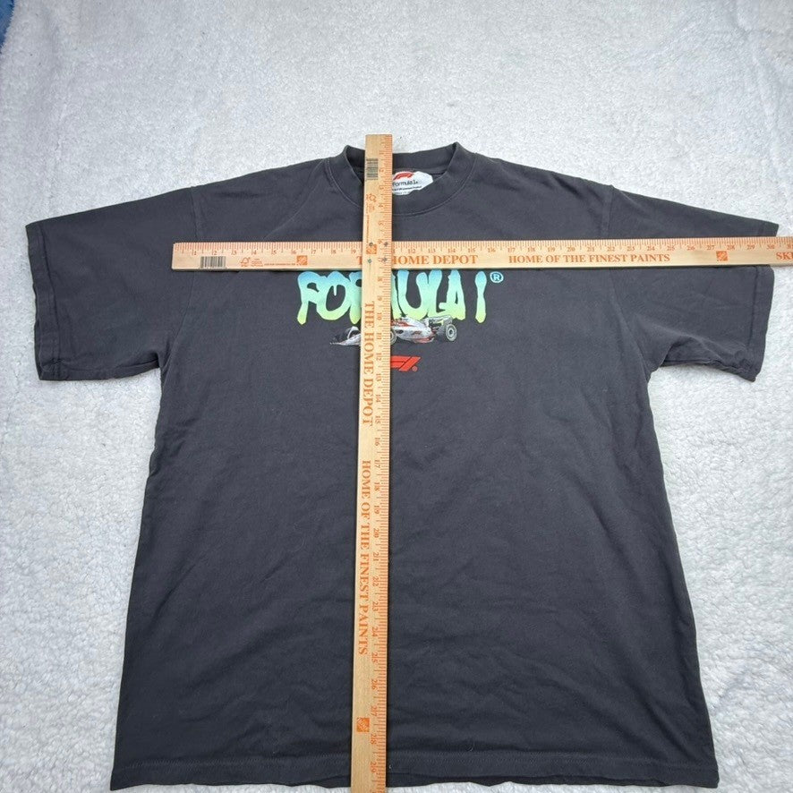 Formula 1 F1 Racing T Shirt Mens XL Black Official Licensed Pacsun Graphic Tee