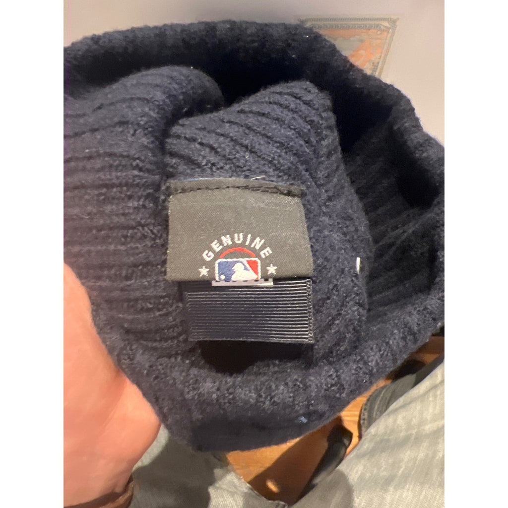 New Era New York KITH Yankees Beanie Navy Blue Ribbed Knit 2000 World Series Hat