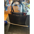 Kate Spade New York Sam Tote Bag Black Nylon Striped Lining Small Handbag