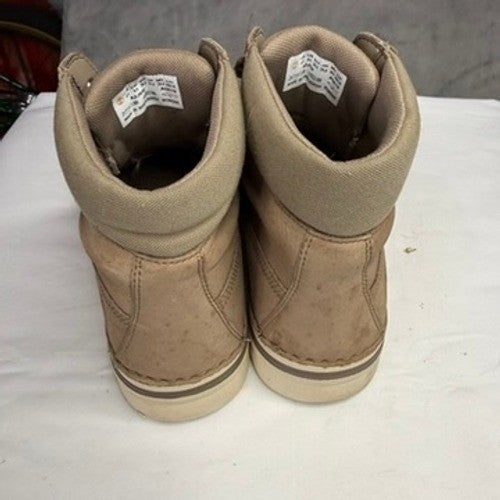 Timberland Women's Casual Lace Up Boots Tan Leather Mid Ankle Size 8.5