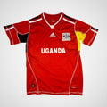 Adidas Uganda Soccer Jersey Football Shirt Men's Size Medium Red Climacool