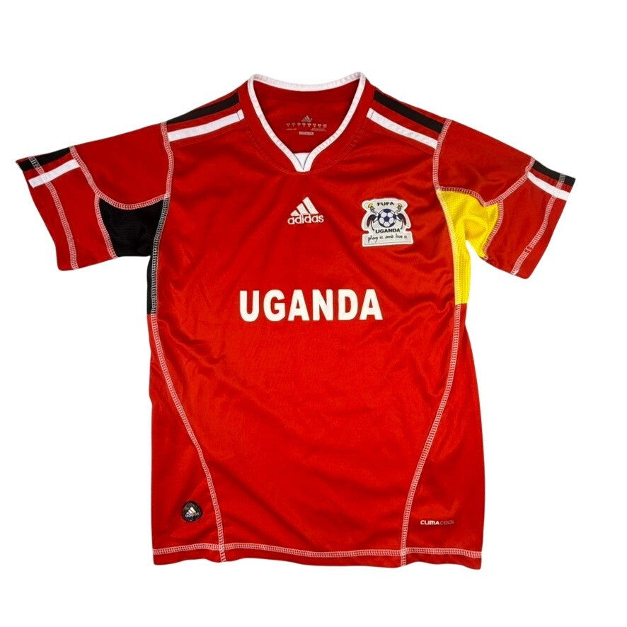 Adidas Uganda Soccer Jersey Football Shirt Men's Size Medium Red Climacool
