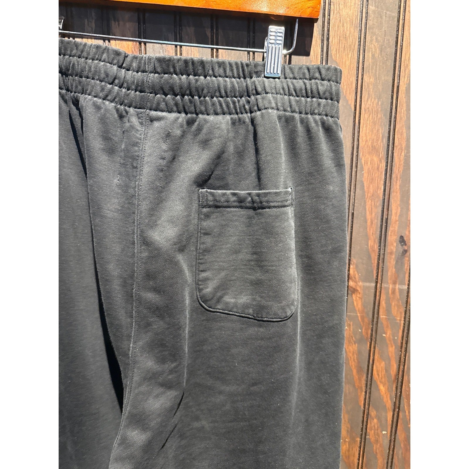 Vertabrae Group Home Black Graphic Sweatpants Wide Leg Streetwear Mens 16x29