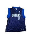 Reebok NBA Dallas Mavericks Steve Nash 13 Youth Jersey Navy Blue Large 14-16