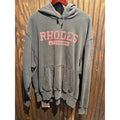 Nike Rhodes Athletics Hoodie Faded Black Vintage Distressed Pullover Mens 2XL