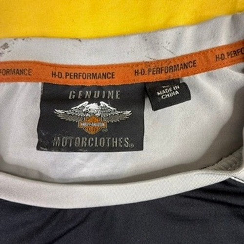 Harley Davidson Genuine Motorclothes Reflective Short Sleeve Jersey Tee Size