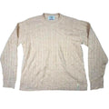 Ralph Lauren Polo Jeans Co Mens Wool Cable Knit Sweater Yellow Cream L Large