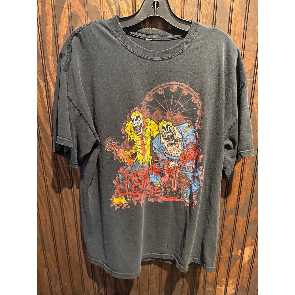 Vintage Insane Clown Posse ICP Book of the Wicked Graphic T-Shirt Mens XL Black