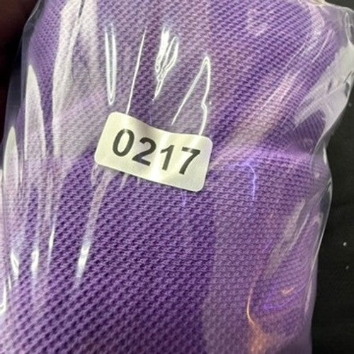 Lacoste Mens Purple Short Sleeve Pique Cotton Polo Shirt Size 6 XL