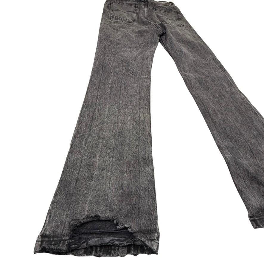 Balenciaga Lost Tape Flare Size 30 Washed Black Jeans