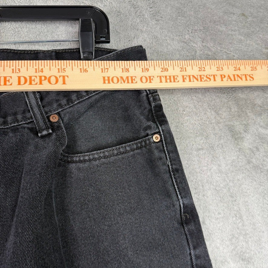 Levi's 550 Mens Black Relaxed Fit Straight Leg Jeans Size 40x32