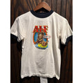 Vintage ALF Sponges Suck Ringer T-Shirt White Black 80s TV Show Graphic Tee