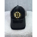Boston Bruins NHL Reebok Center Ice Trucker Hat Black Yellow Flexfit L XL