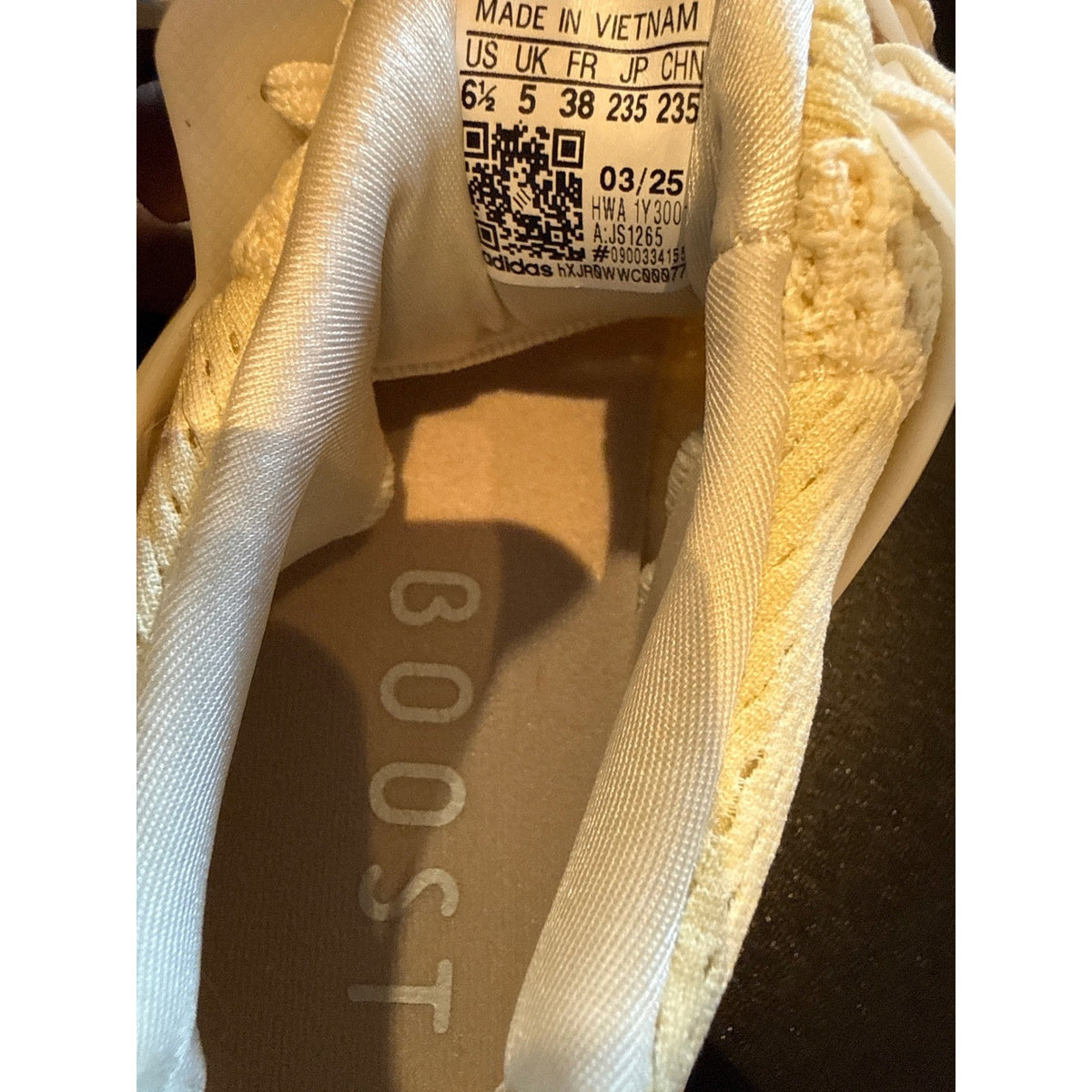 Adidas Ultraboost 1.0 DNA Cream White Gold Metallic Running Shoes Women GV7723