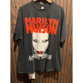 Vintage Marilyn Manson Antichrist Superstar T-Shirt 90s Rock Band Tee Black XL