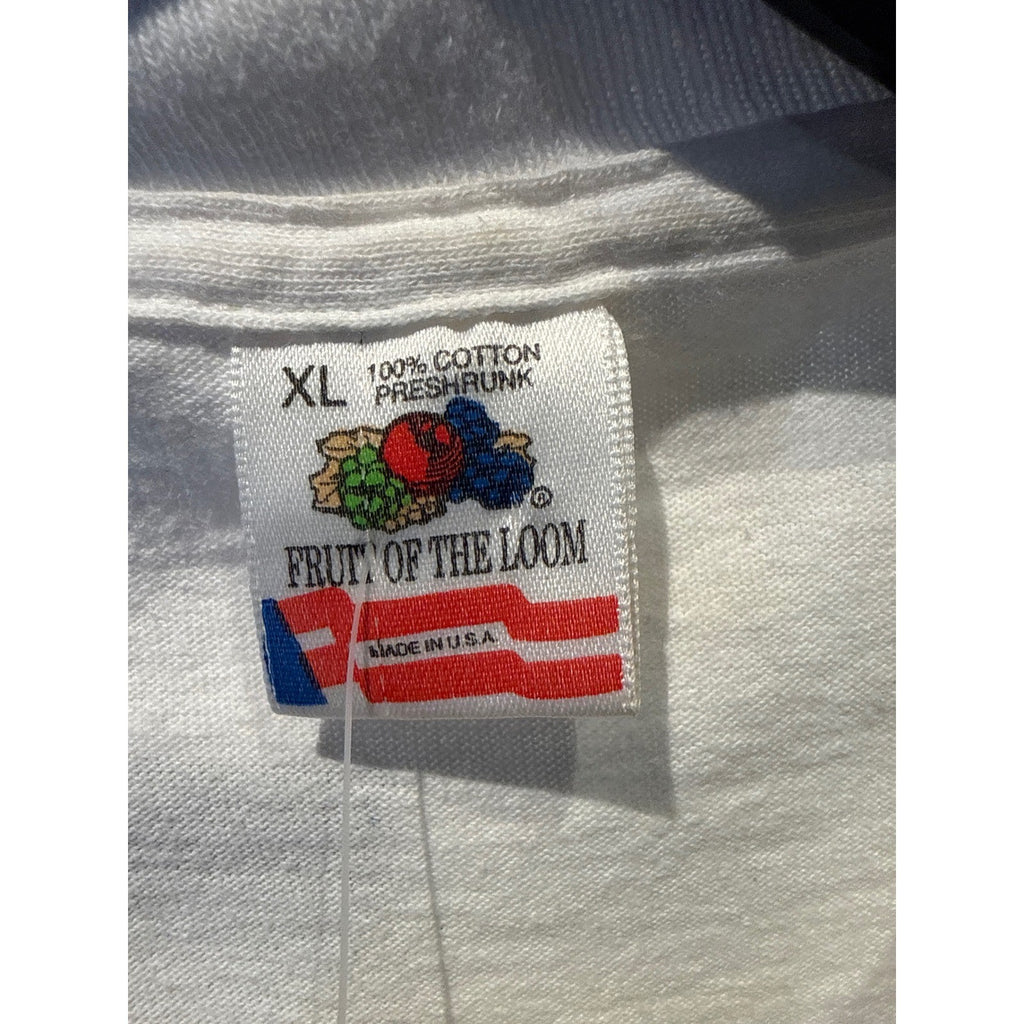 Vintage 1991 Atlanta Braves World Series T-Shirt Fruit of the Loom White XL 90s