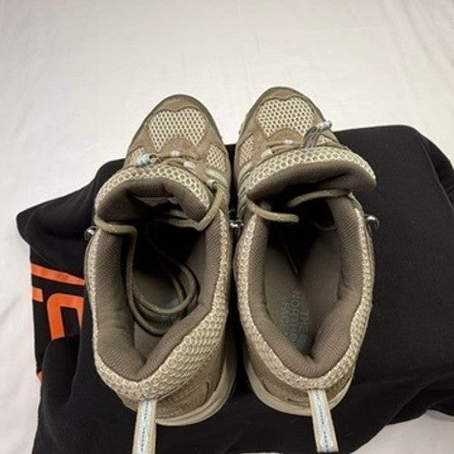 The North Face Women's Hiking Shoes Tan Beige Lace Up Athletic Size 8.5