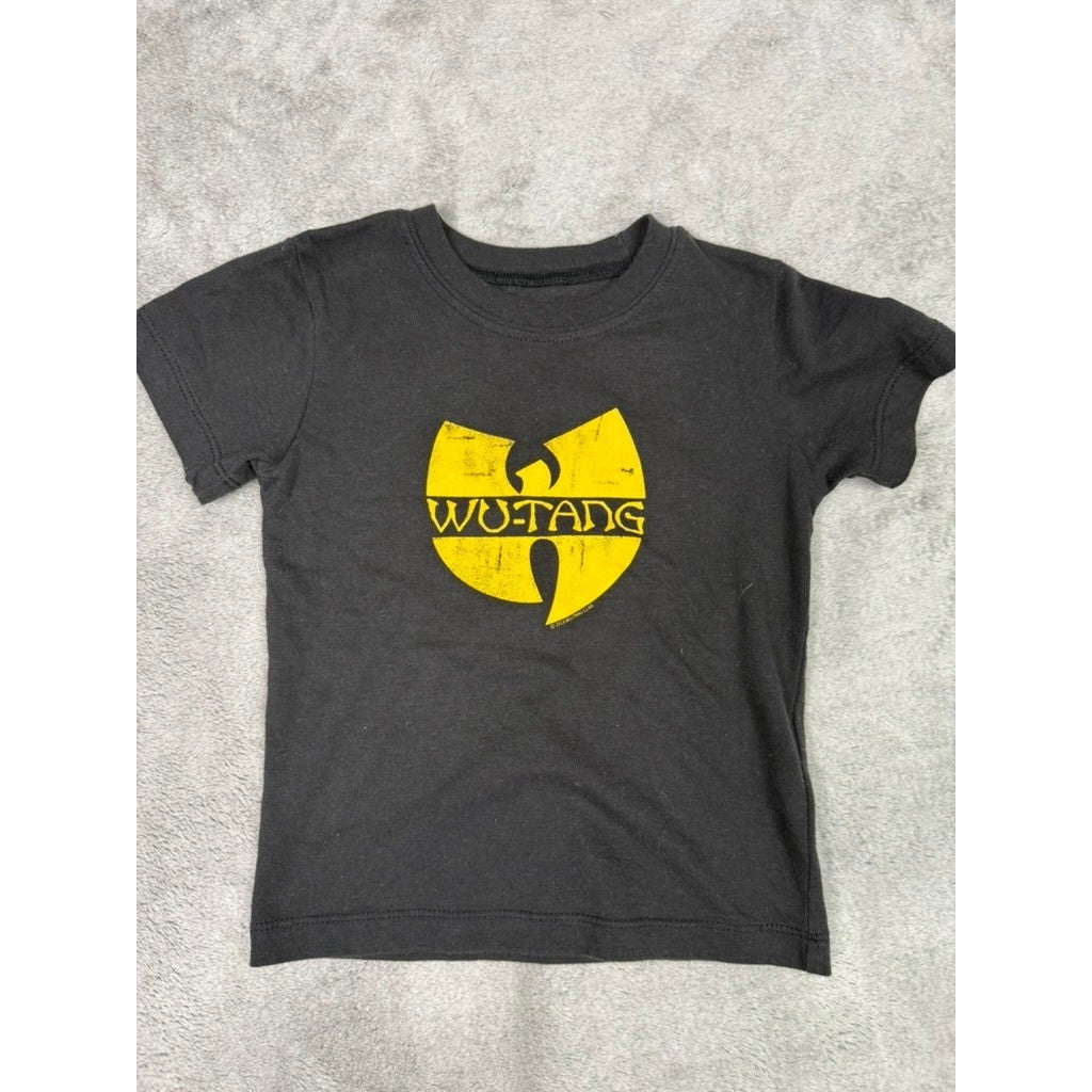 Wu Tang Clan Black T Shirt Toddler Size 2T Graphic Tee