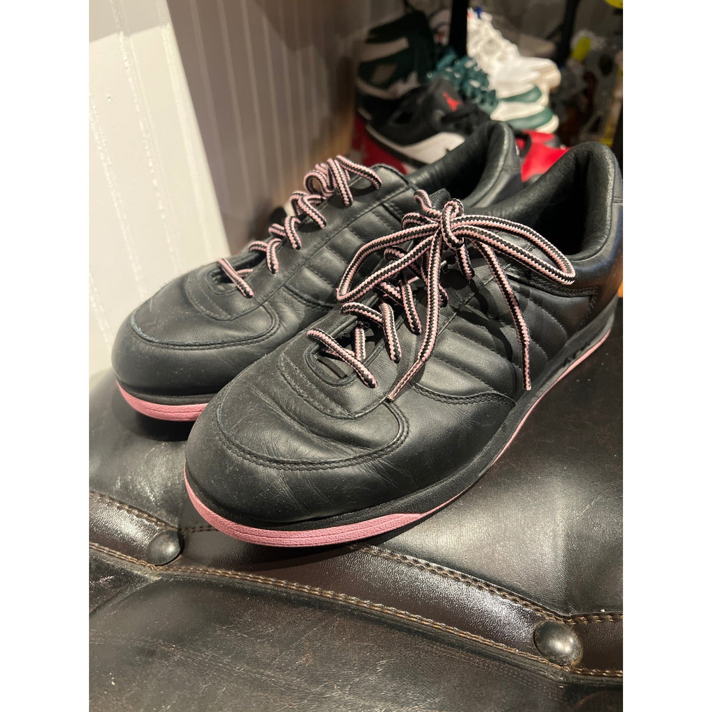 Reebok S Carter Low Black Pink Leather Sneakers Jay-Z Mens 10 10-100623