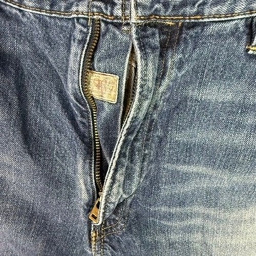 Polo Ralph Lauren Mens Jeans W36 L30 Blue Denim Straight Leg Casual
