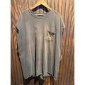 Harley-Davidson Regiments Sleeveless Pocket T-Shirt Faded Black Distressed Biker