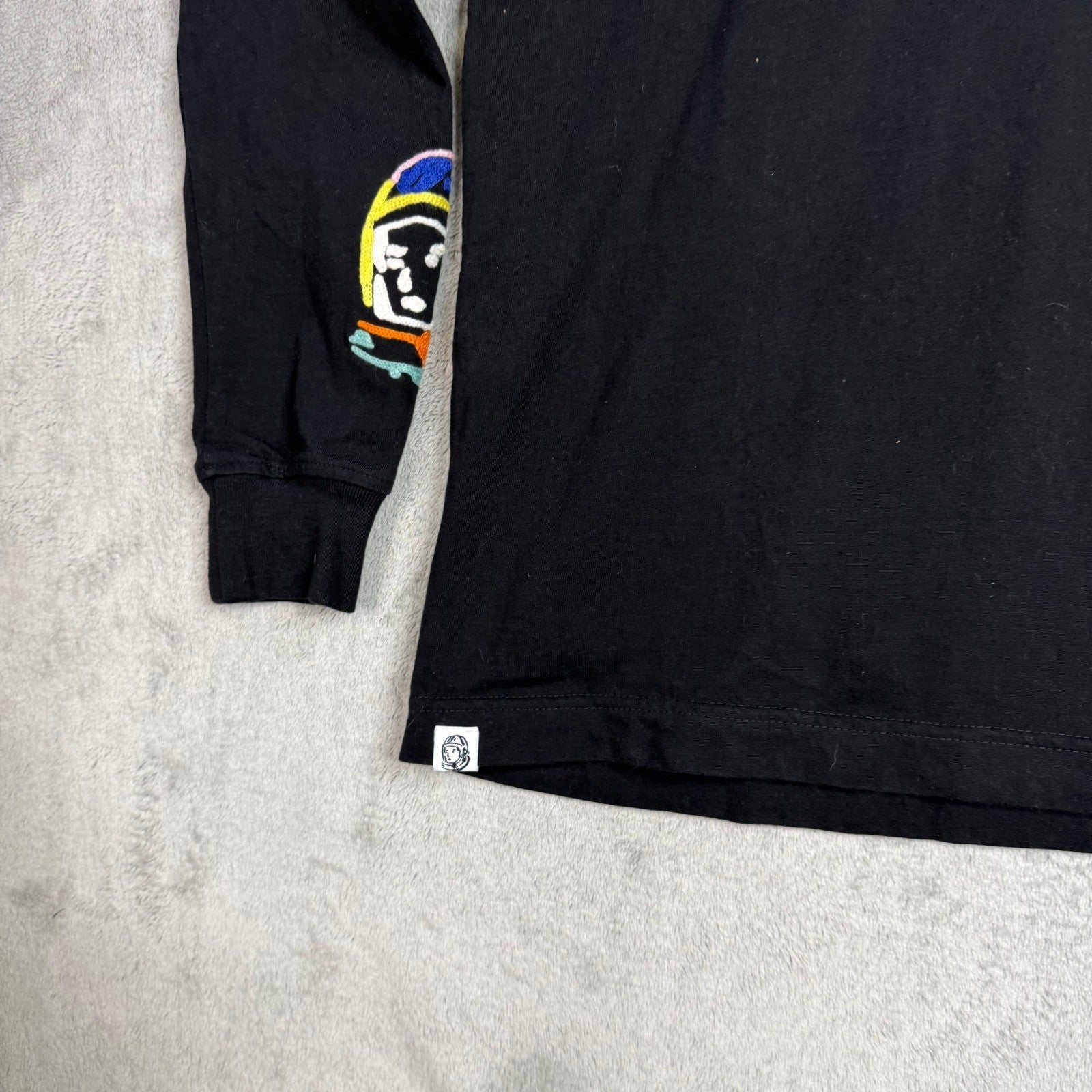 BILLIONAIRE BOYS CLUB Mens Astronaut Graphic Long Sleeve T Shirt Black Size M