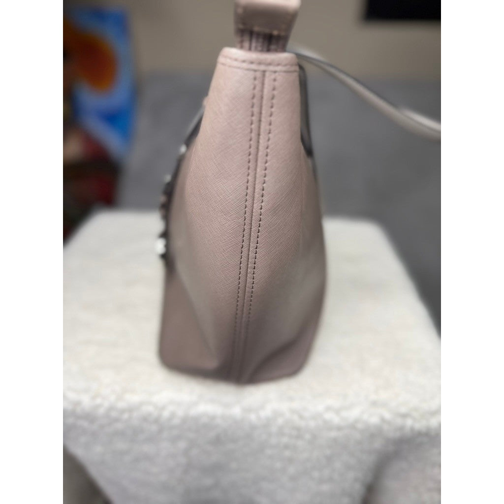 Michael Kors Tote Bag Women Light Pink Leather Shoulder Bag