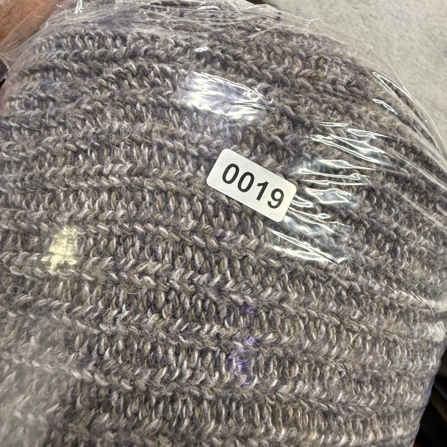 Eddie Bauer Mens Gray Ribbed Knit Henley Sweater L 100% Cotton USA Made