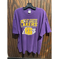 Gildan Los Angeles Lakers 2010 NBA Champions T-Shirt Mens XL Purple Graphic Tee
