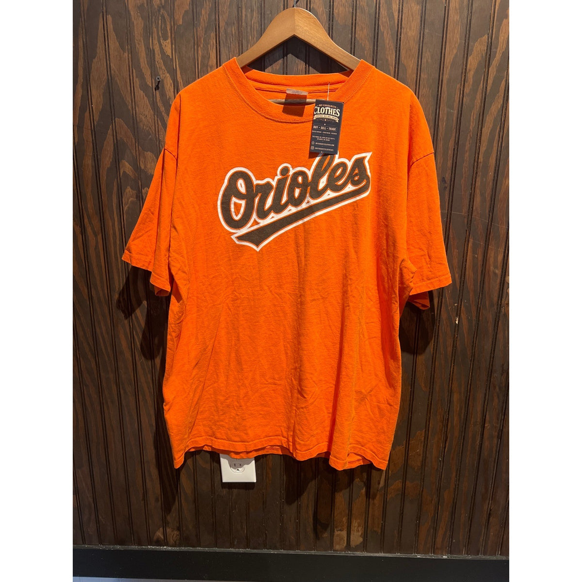 Majestic Baltimore Orioles Sammy Sosa 21 MLB T Shirt Orange Mens 2X XXL