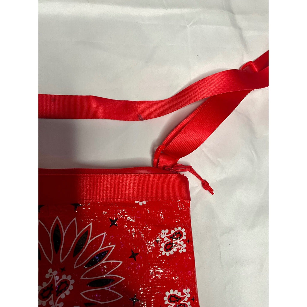 Supreme Red Bandana Print Crossbody Bag