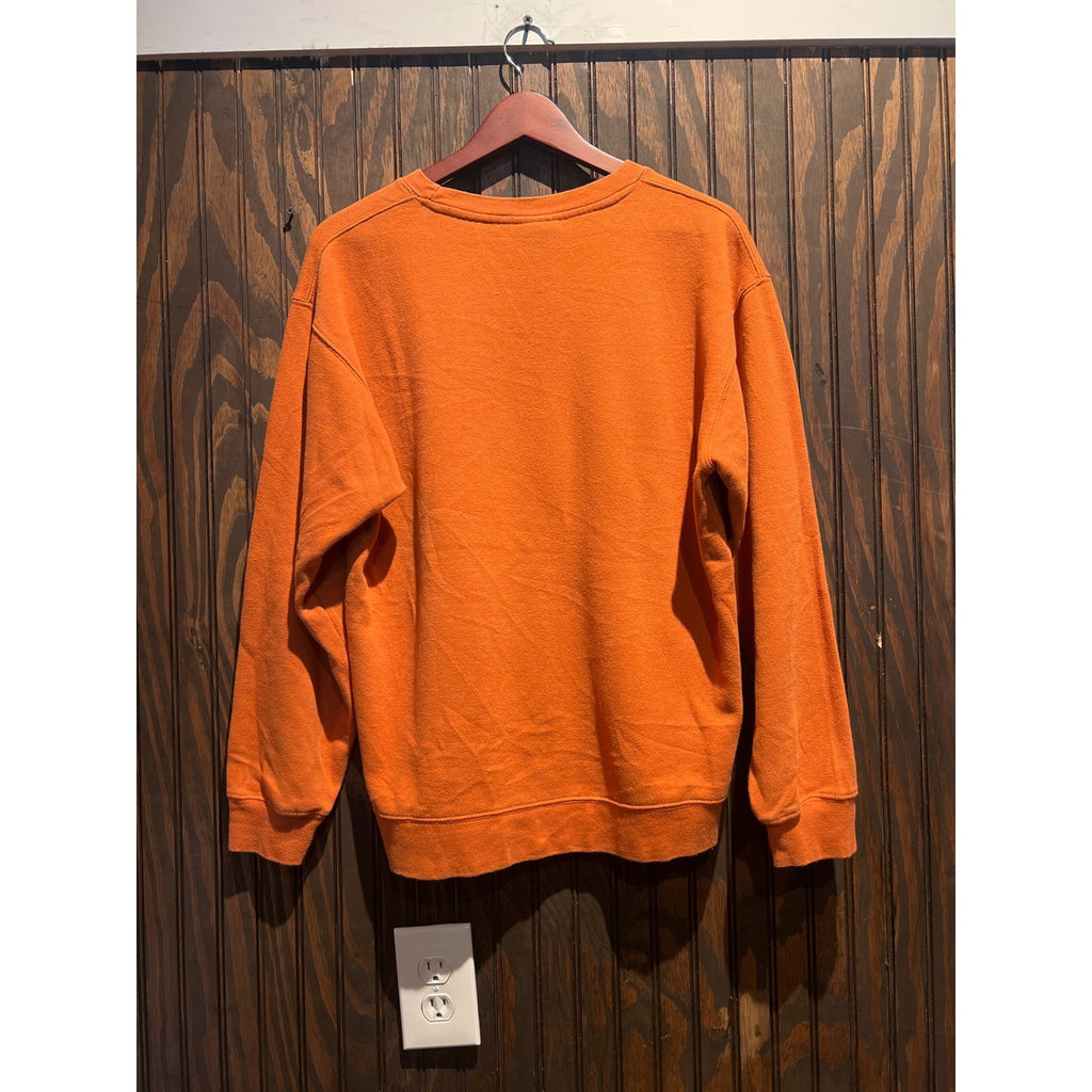 Vintage Texas Longhorns Crewneck Sweatshirt Burnt Orange Embroidered Logo 22x26