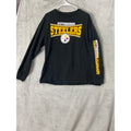 Pittsburgh Steelers Long Sleeve T Shirt Men's Black Football NFL