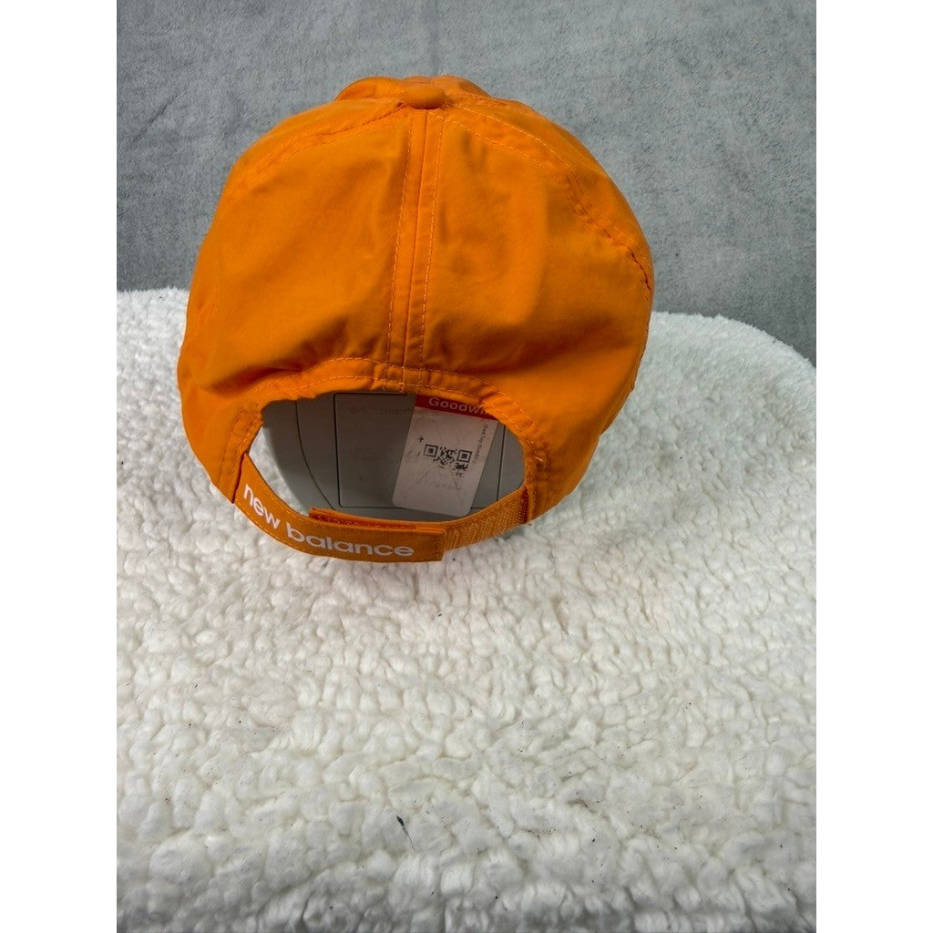 New Balance Orange Camo Leaf Print Baseball Cap Adjustable Strap