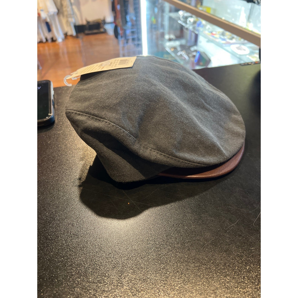 Nike Golf Flat Cap Grey Herringbone Ivy Driving Hat Swoosh Logo 581688-010 NEW