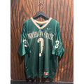 Vintage Nike Michigan State Spartans Football Jersey Green White XL 34x26