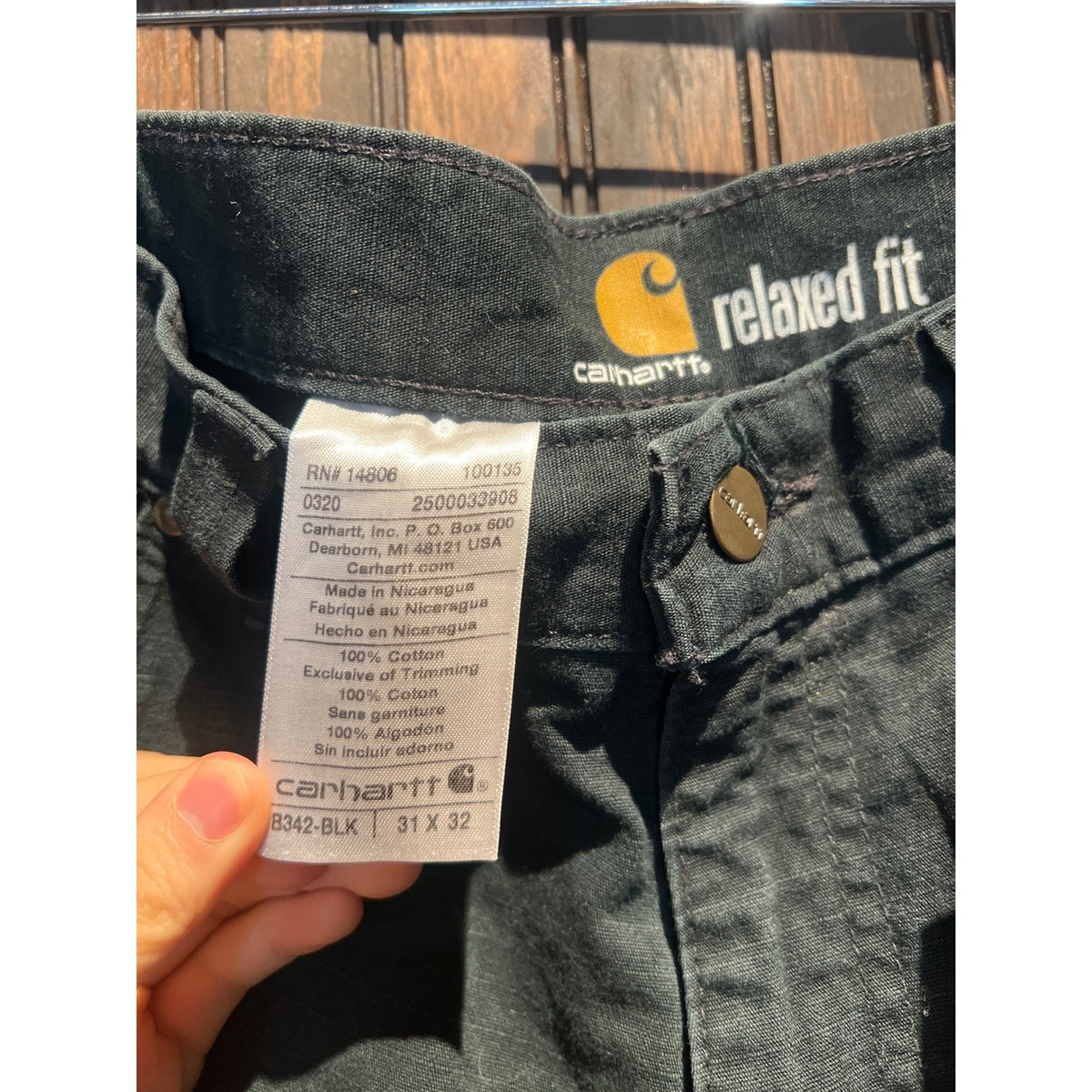 Carhartt Relaxed Fit Cargo Pants Mens 28x31 Forest Green Utility Workwear Pants
