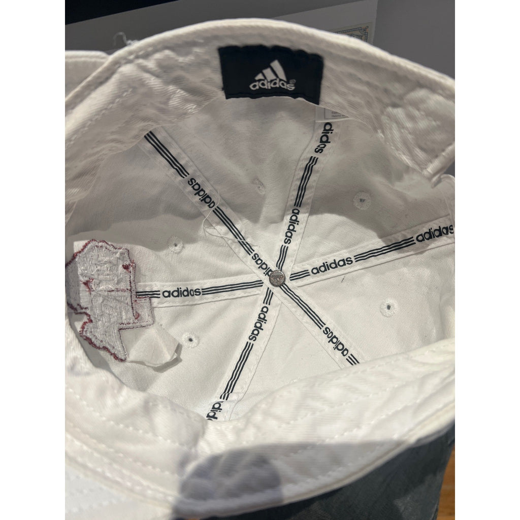 Texas A&M Aggies White Adjustable Hat NCAA State Outline Logo Dad Cap